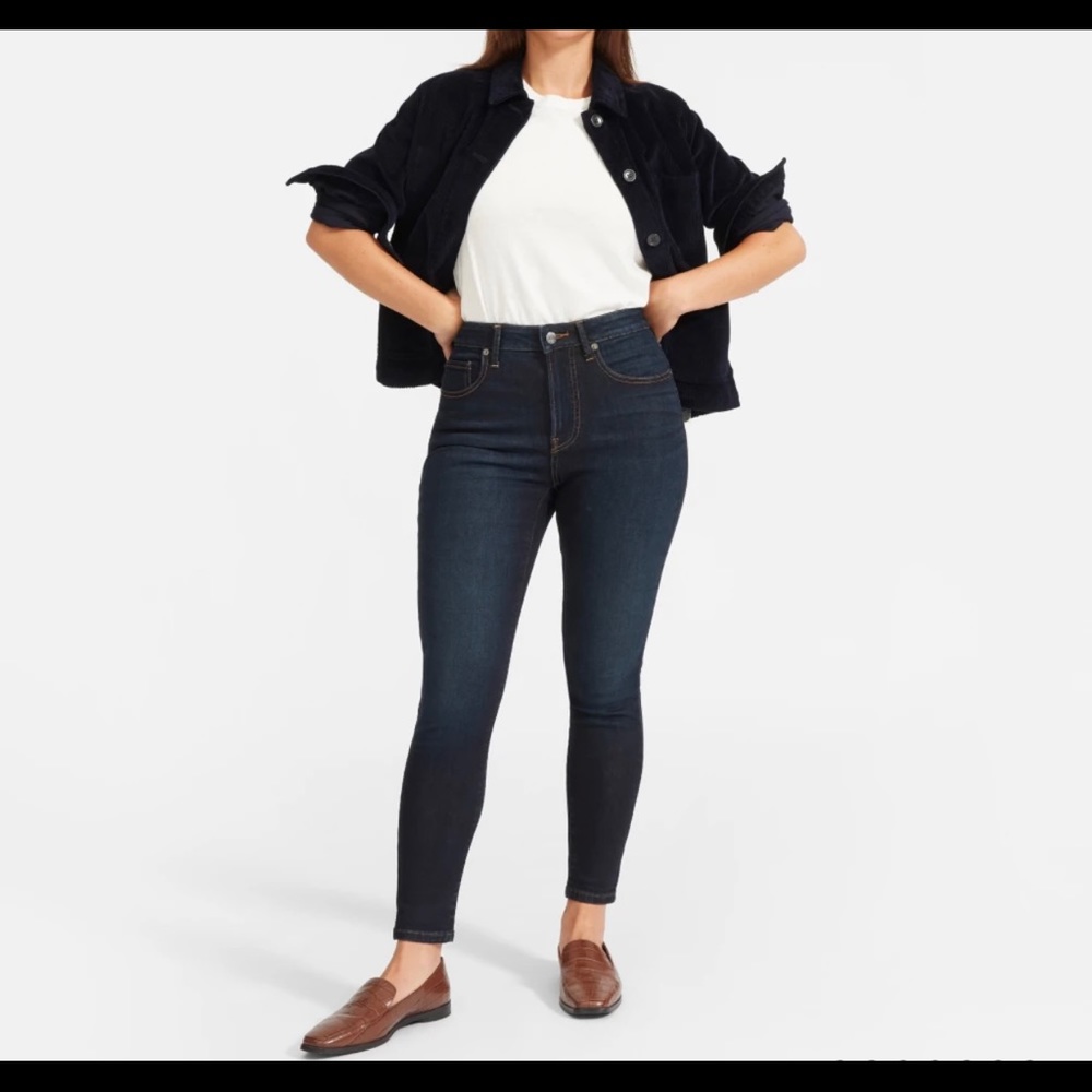 NWT EVERLANE CURVY HIGH RISE JEANS